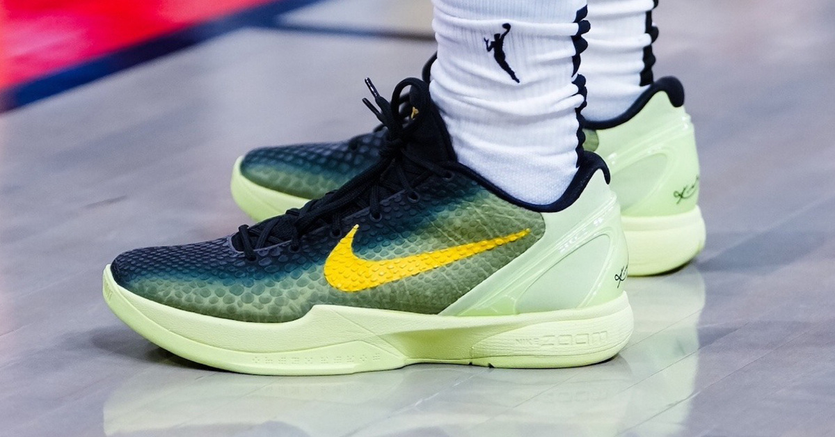 Caitlin Clark impresses in exclusive Nike Kobe 6 Protro PE Grailify